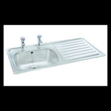 Carron Phoenix Unisink Left Hand Bowl - Right Hand Drainer 101.0041.162