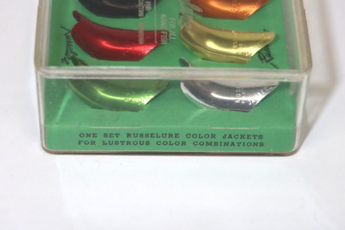 (6) Russelure Jackets 1 5/8" Red, Black,Green,Orange, Yellow,Silver Orginal Box - Picture 5 of 6