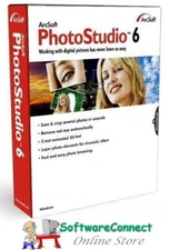 ArcSoft PhotoStudio 6 Photo Studio Full Retail FOR WINDOWS 8, & 7 New & Sealed