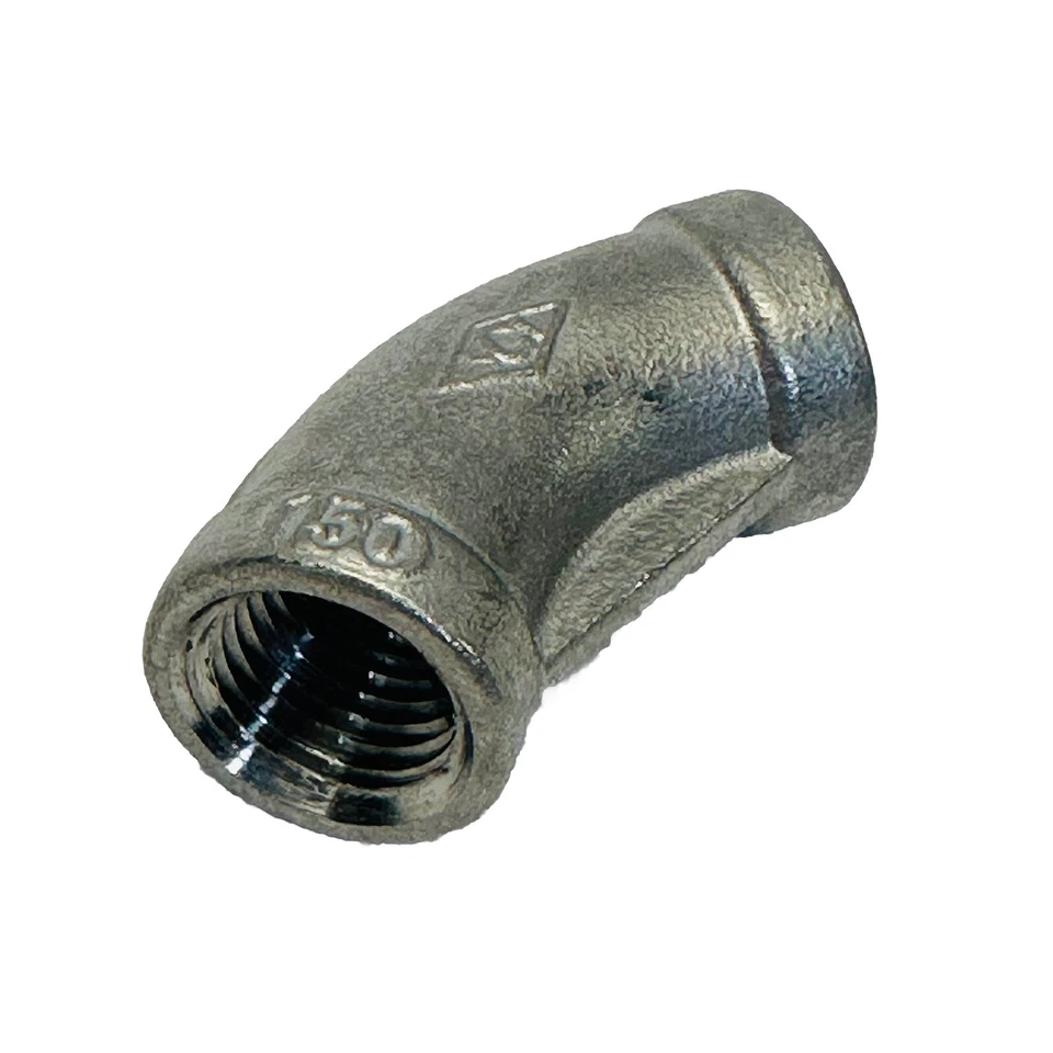 (LOT OF 25) 1/4" - 45° ELBOW 316 STAINLESS STEEL - Image 4 of 4