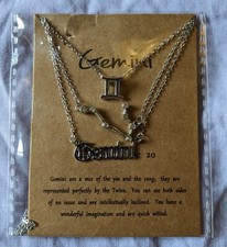 Gemini Costume Jewellery 3 Piece Necklace