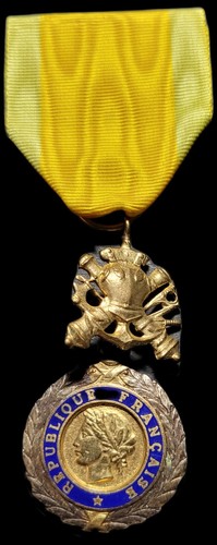 CINQUIÈME RÉPUBLIQUE Médaille, Maréchal Foch, Valeur et discipline fme
