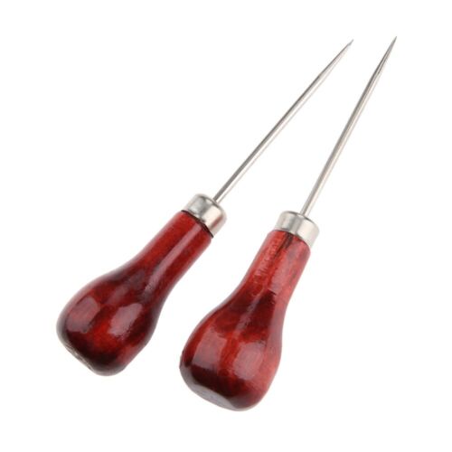 Wooden Metal Single Gourd Sewing Awls Replacement Parts for Leather Workshop - Afbeelding 1 van 12