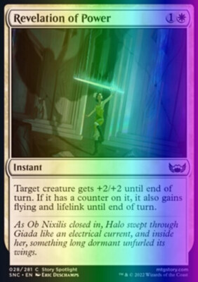 MTG Revelation of Power (28/484) Streets of New Capenna LP FOIL