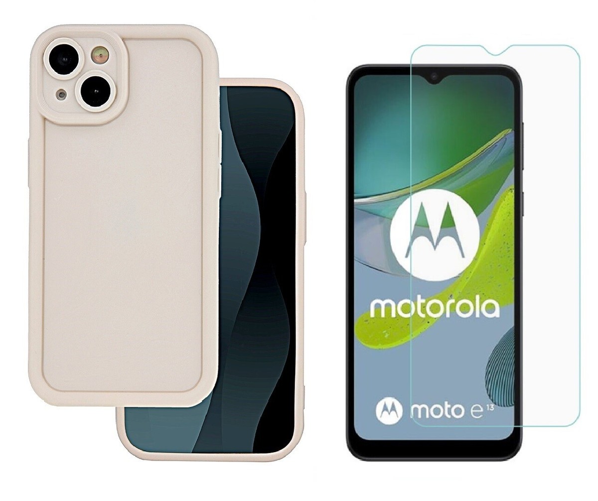 Per MOTOROLA MOTO E13 COVER CUSTODIA TRASPARENTE TPU PELLICOLA