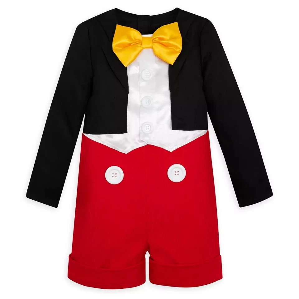 Disney Mickey Mouse y Amigos Disfraz Set de 4 Mickey Minnie Donald Lucas Pato Foto 3 de 4