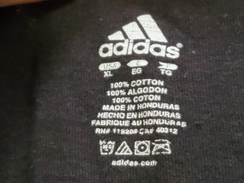 LOS ANGELES LAKERS NBA Black T-Shirt XL ADIDAS Tee - Picture 3 of 8