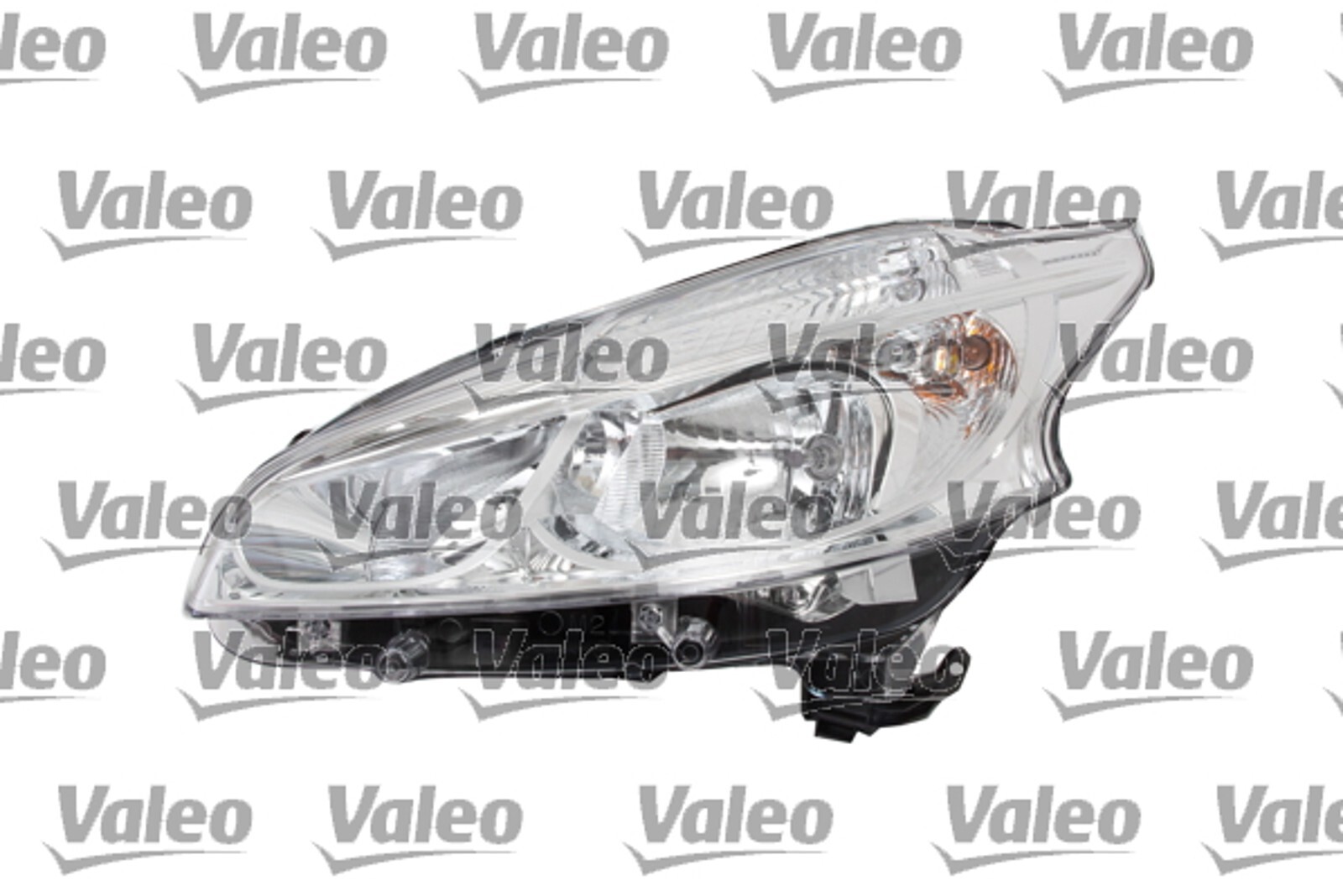 Phare avant gauche Peugeot 208 2012 2013 2014 2015 optique de remplacement halogène chrome