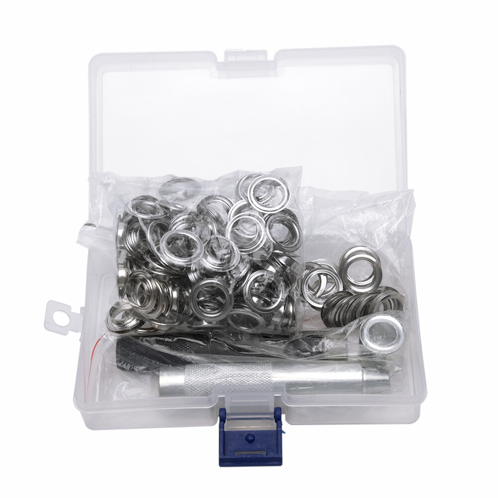 12mm Canvas Belt Grommet Kit Punch Rod DIY Leather Craft Metal Eyelets