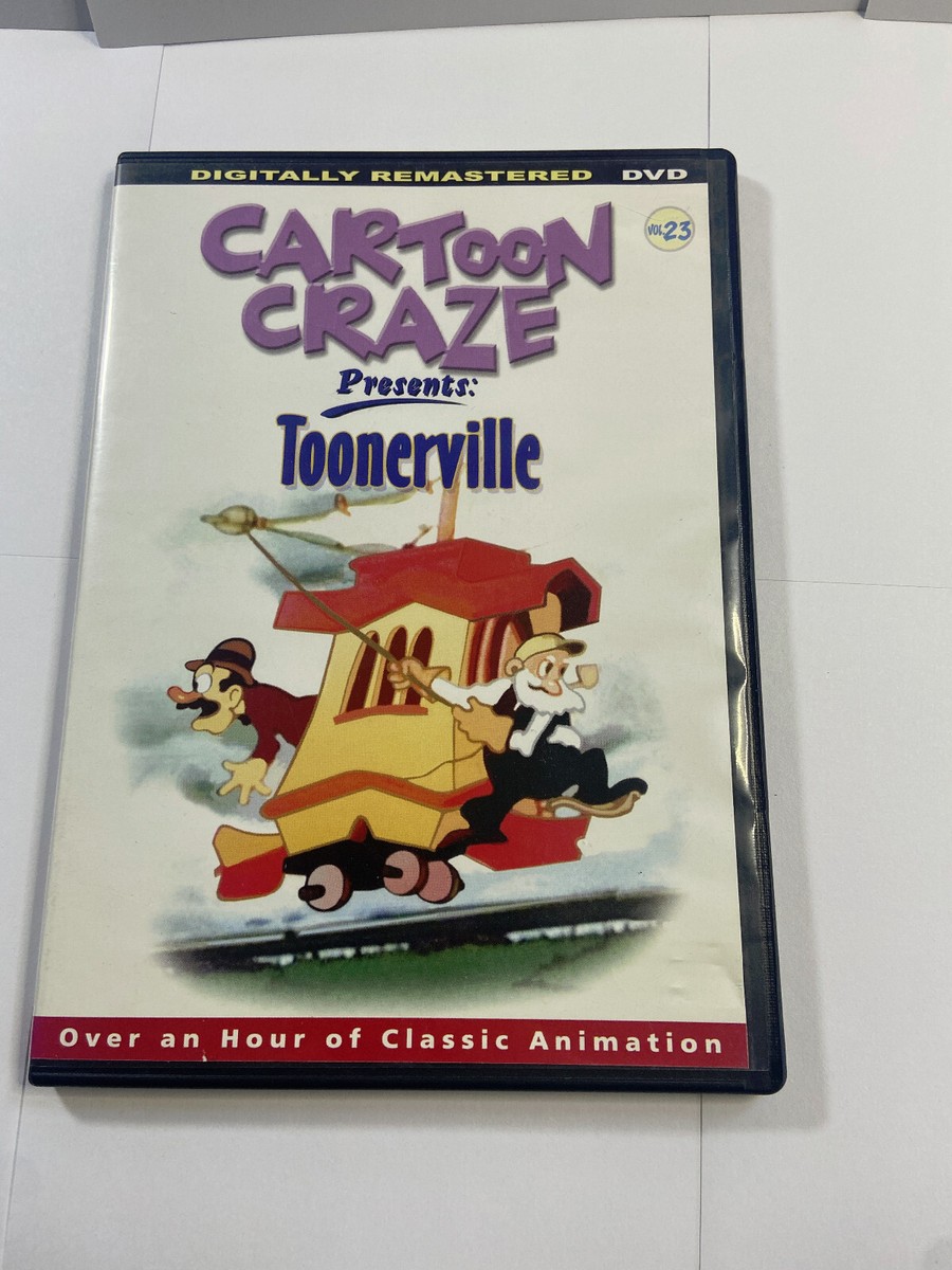 CARTOON CRAZE PRESENTS: TOONERVILLE - CLASSIC ANIMATION- USED DVD