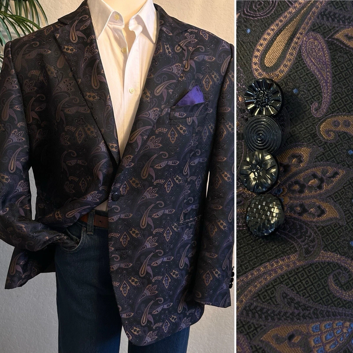 Tallia Paisley Suit Jackets for Men for sale | eBay