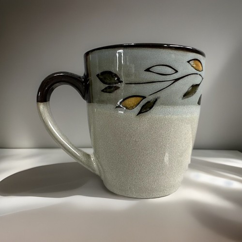Pfaltzgraff PASTORAL LEAVES 🍁Coffee Tea 4” Mug Cup Stoneware