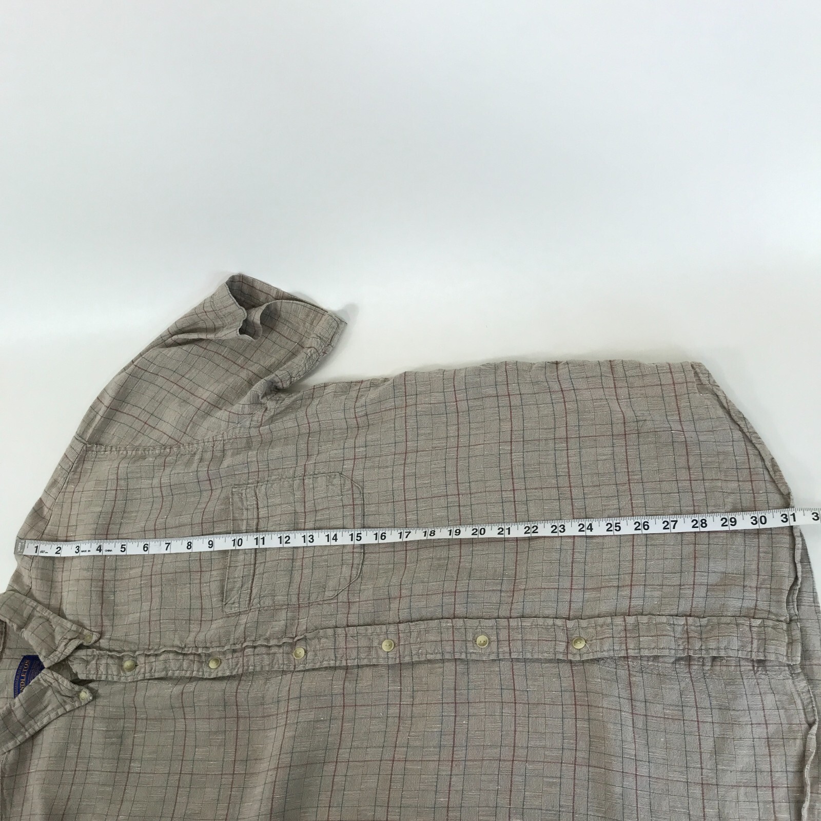 Pendleton Linen Blend Button Down Shirt Men's Lar… - image 9