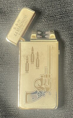 S & W - 44 Magnum - Plasma Lighter - Smith & Wesson 8 Inch Gun - Dual Arc - USB