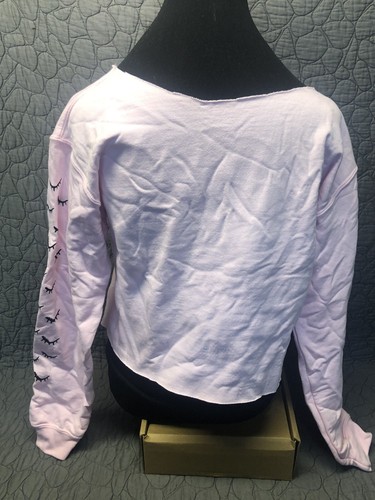 EyeLash-Lash In Style-Pink~ Stay In Bed SweatShirt-Size S-Eyelashes - Picture 4 of 8