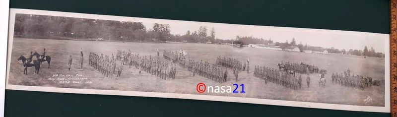 yard long photo, 1930 encampment, 161st Infantry, Washington National Guard