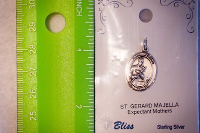 St Gerard Majella Sterling Silver Holy Medal by Bliss, New, Rosary Shop ...