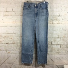 Madewell The Curvy Perfect Vintage Jean Women's Size 31T Light Wash Denim Boho