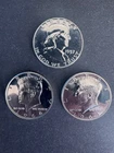 1964 Kennedy Halves & 1957 Franklin Half 90% Silver $1.50 FV