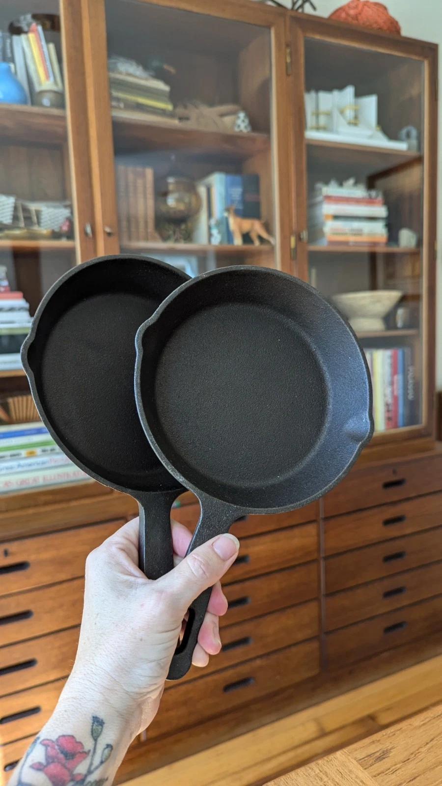 Crofton 6" Cast Iron Skillets - Set Of Two - EUC - Camping cooking