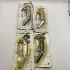 4 Lure Lot NIP Finnigan JOINTED Minnow Group 2 Sizes 4 Colors. No 5 & 6 4.25 5.2