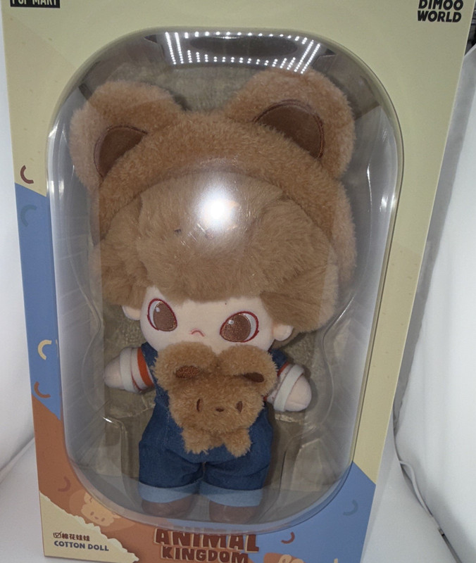 POP MART DIMOO WORLD Animal Kingdom Series 15cm Cotton Doll Plush Figure