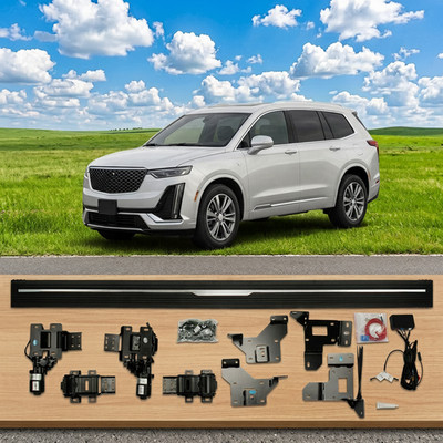 Aluminum Side Deployable Electric Running Boards For Cadillac XT6 2019-2026