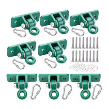 Green Heavy Duty Swing Hanger Set for Kids Playground with Mounting Hardware Inc