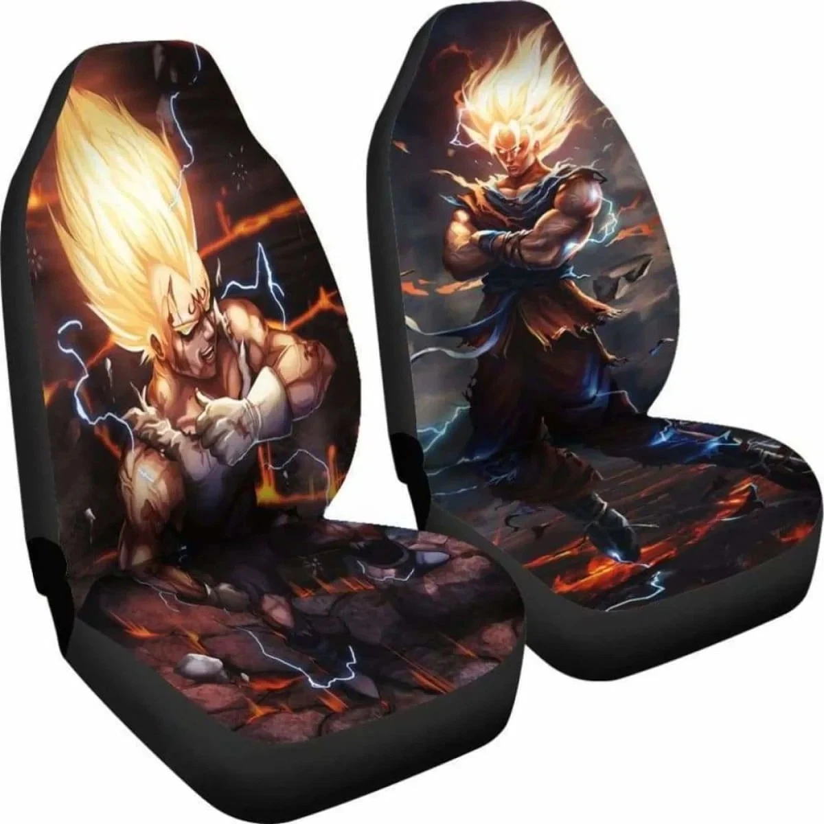 Goku Vegeta Super Saiyan Car Seat Covers