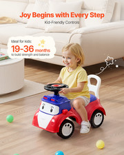 VEVOR Ride On Toddler Push Car, Push Car for Toddler 19 to 36 Months, Kids Ride