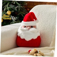 Pillow, 9"x11.8" Cute Santa Pillow, Soft Aesthetic Room 11.8 Inch Santa Claus