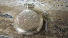 USED ANTIQUE 1881 VINTAGE ELGIN 14 KT GF DOUBLE HUNTER CASE POCKET WT, KEY WOUND
