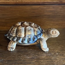 Collectible Wade Tortoise Trinket Box-Porcelain Ornament