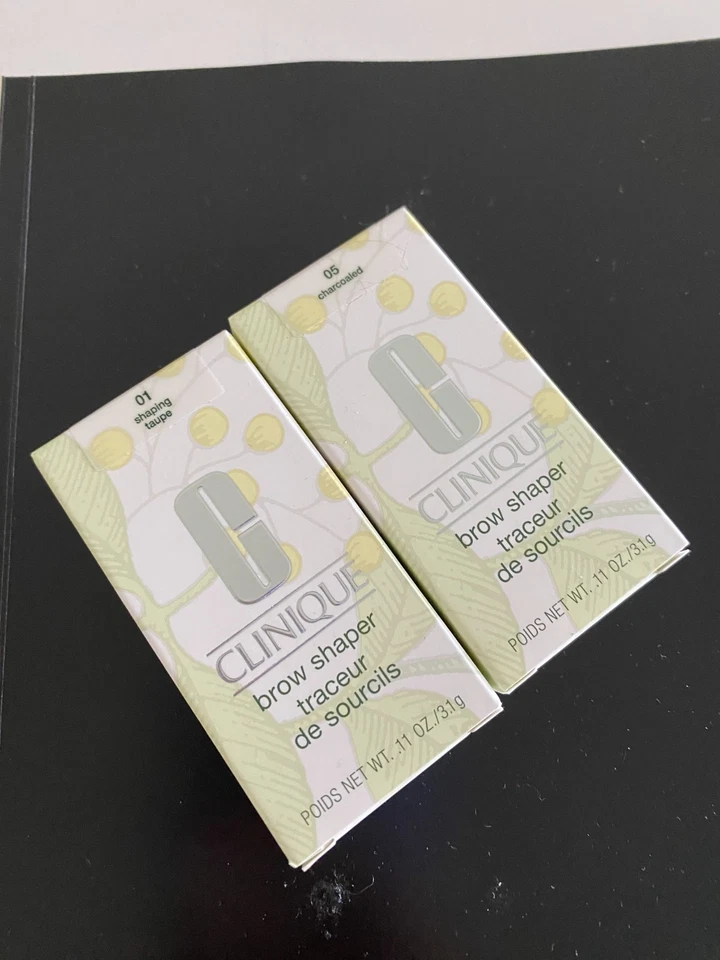 Clinique Brow Shaper Traceur De Sourcils 01 Shaping Taupe 05 Charcoaled Full Siz - Image 3 of 3