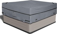 Coprivasca Idromassaggio Esterno Impermeabile e Resistente alle Intemperie 85 X 85 Pollici Adatto 84 X 84 o 83