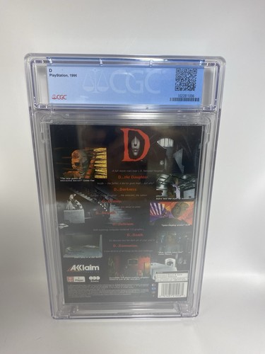 D (Sony PlayStation 1, 1996) CGC 9.9A++ SEALED - Picture 2 of 2