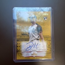 Topps Stadium Club 2025 DJ Herz Gold Autograph Rookie #SCBA-DHE /50 Nationals