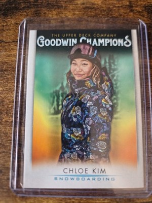 2021 UD Goodwin Champions Chloe Kim #32 Snowboarding Olympic Gold Medalist