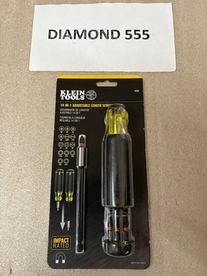 Klein Tools 32303 14-in-1 Multi-bit Adjustable Length Screwdriver | 3034