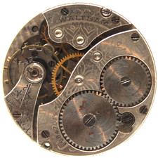 1914 WALTHAM POCKET WATCH MOVEMENT 19847016 GRADE 361 3/0s 7j F4K2