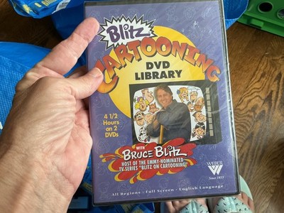 Blitz Cartooning DVD Library 2006 Drawing Instruction Guide 2 Disc Set NEW