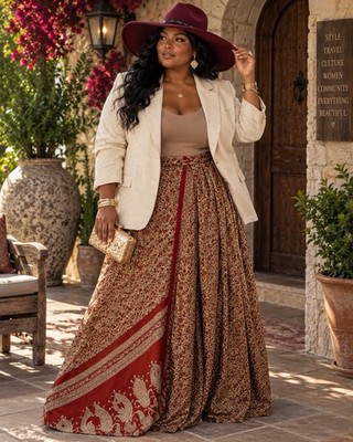 Indian Reversible Silk wrap skirt