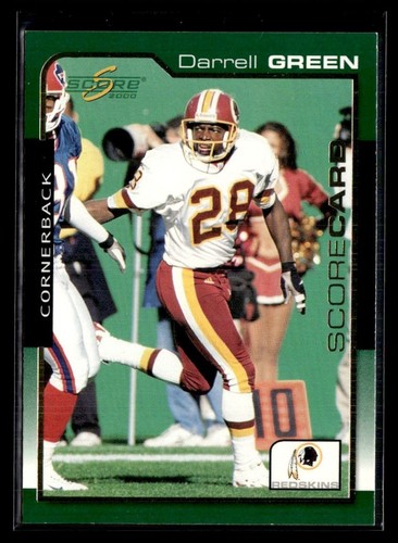 2000 Score Scorecard Darrell Green 0272/2000 Washington Redskins #215