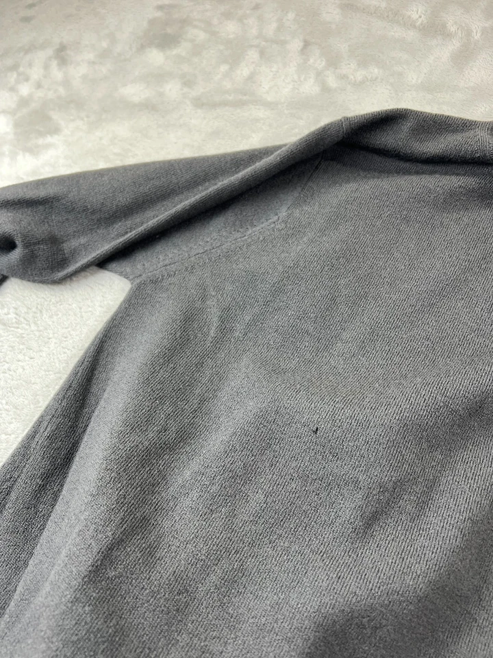 Armani Collezioni Womens Gray Mock Neck Long Sleeve Pullover Sweater Size S - Imagem 4 de 4