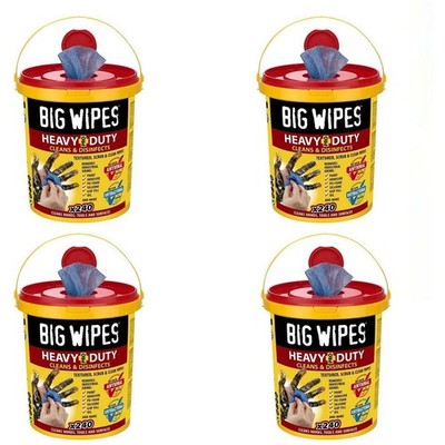 Big Wipes Reinigungstücher Heavy Duty Pro 4x 240 Handreinigungstücher
