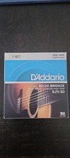 D'Addario 012-053 Accoustic Guitar Strings 80/20 Bronze 1 Set of 6 Strings
