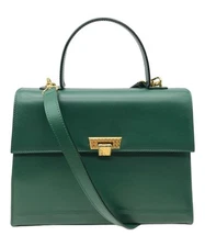 Christian Dior Kelly Bag Green 2Way