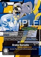 Arata Sanada Alternate Art Foil - BT5-090 - NM - Digimon TCG