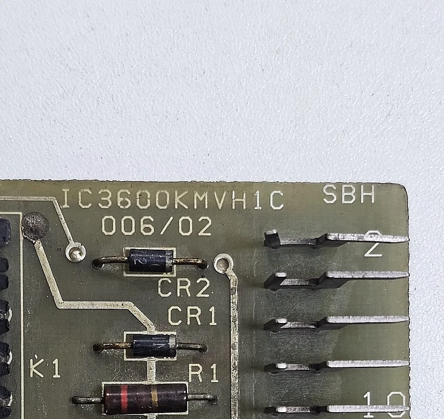 GE IC3600KMVH1C SBH 006/02 PCB Board |General Electric Control Module |Fast Ship - Image 3 of 3