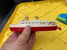 Vintage Wind up Tub Fleet Boat- Plastic